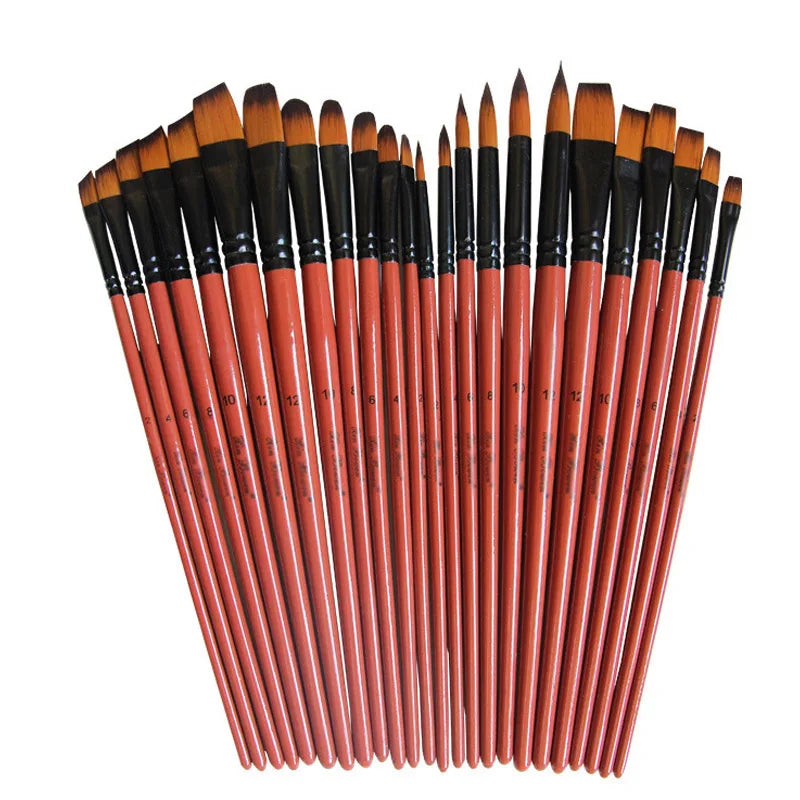Model Painting Brushes - 6 Piece Set