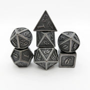 Customizable Logo Polyhedral Metal RPG Dice Set for Dungeons & Dragons Wholesale Board Game Accessory