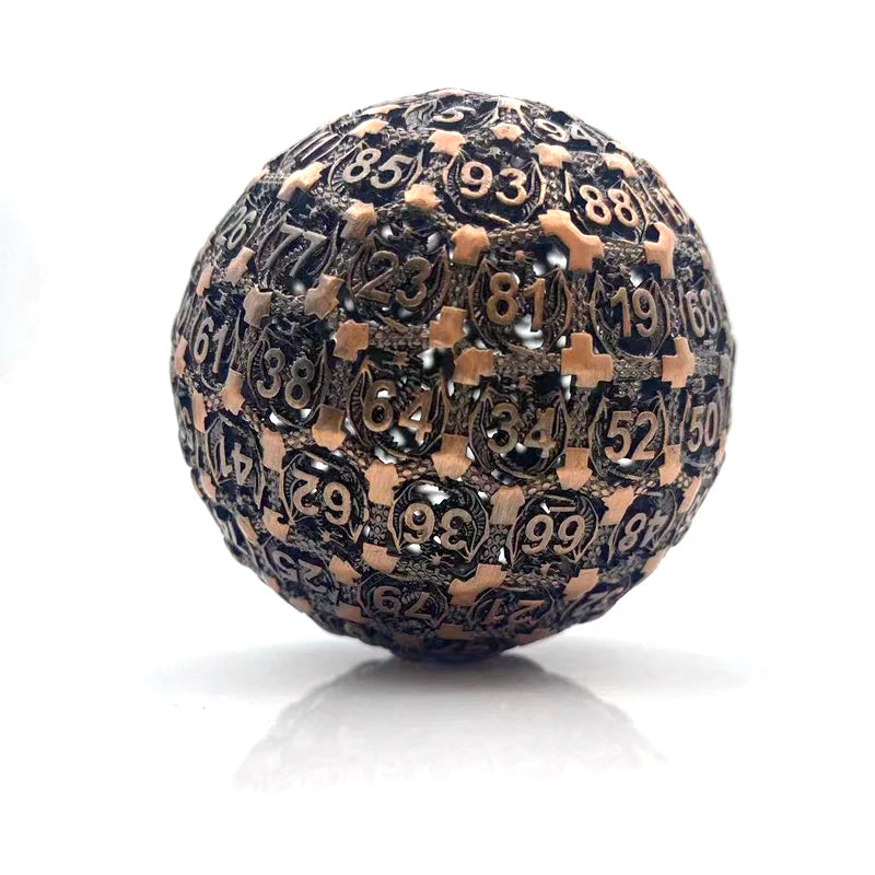 Hollow Metal Dice – 9 Colours to Choose From