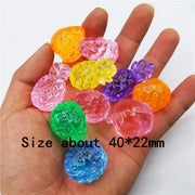 5 Pieces 30*30*22mm Acrylic Clear Animal Shape Game Pieces For Board Games Accessories