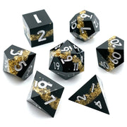 New Design Polyhedral Skull Resin Dice 7 Pieces sharp Edge Dice Manufacturers Direct Sales