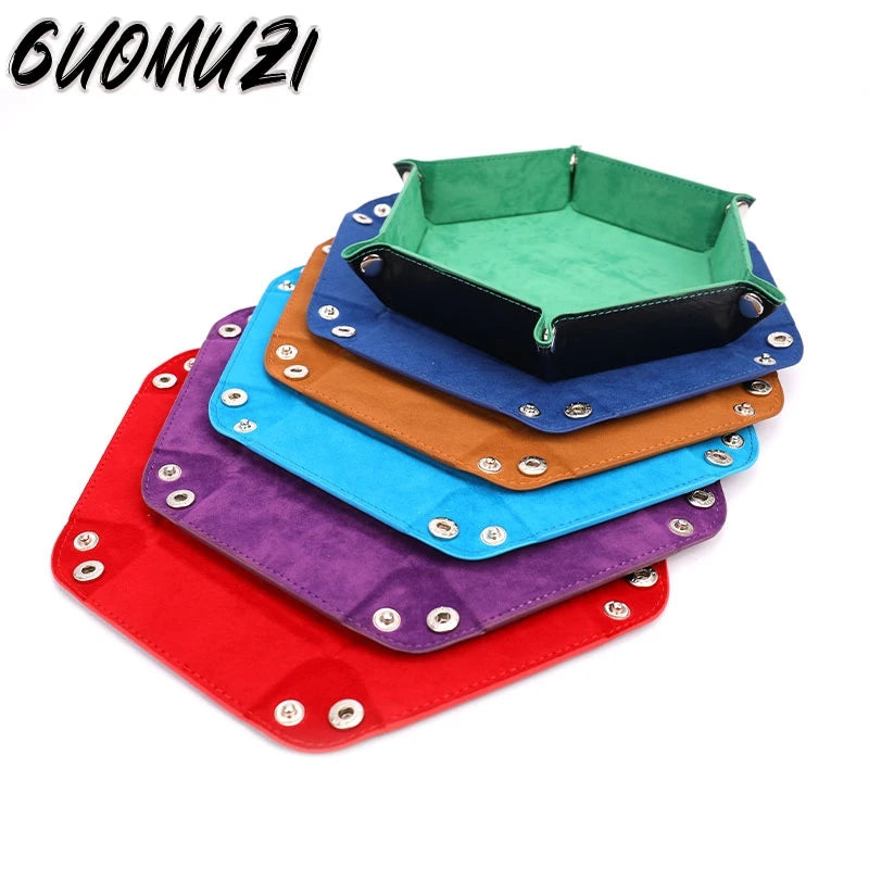 PU Hex Dice & Token Tray - Design 8