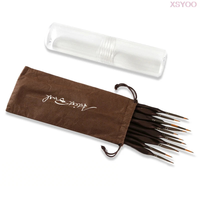 Fine Detail Miniature Brushes - 6 Piece Set