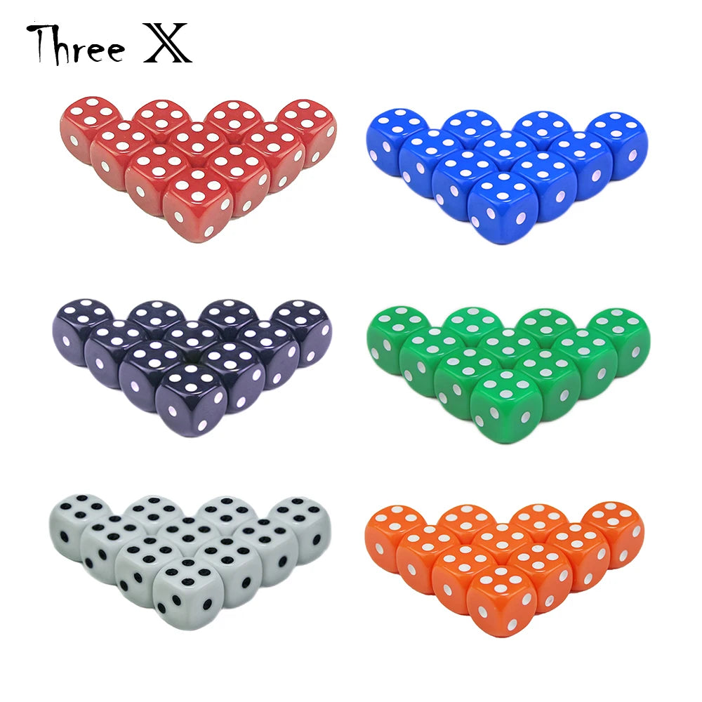 Resin D6 Dice Set - 10 Piece - Design 4
