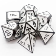 Customizable Logo Polyhedral Metal RPG Dice Set for Dungeons & Dragons Wholesale Board Game Accessory