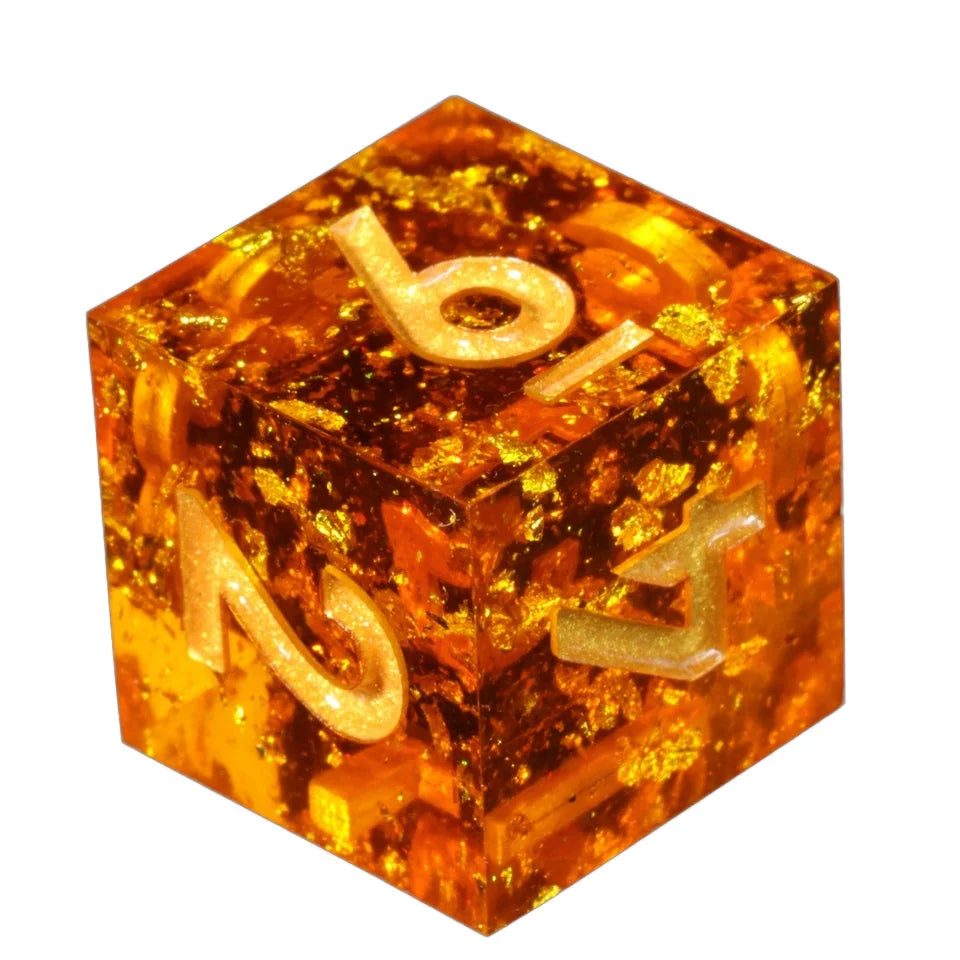 Resin Dice Set - Scorching Soul – 4 Colours to Choose From