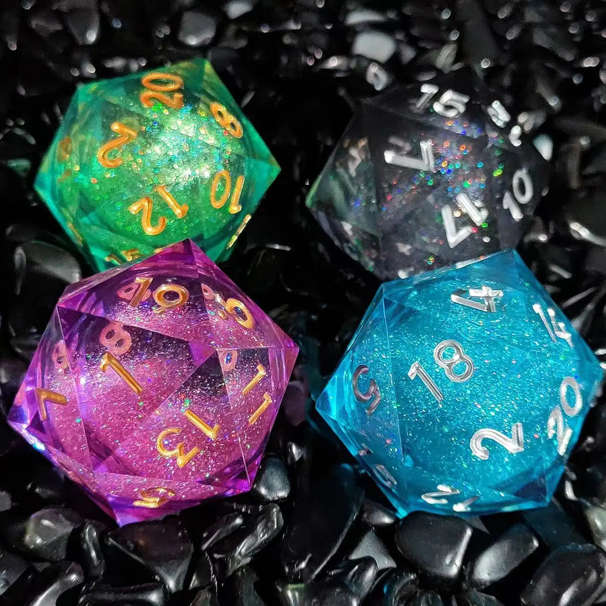 Liquid Core Quicksand Die - 55mm – 4 Colours to Choose From