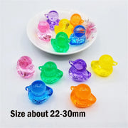 5 Pieces 30*30*22mm Acrylic Clear Animal Shape Game Pieces For Board Games Accessories