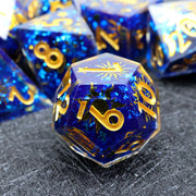 Handmade Polyhedral Sharp Edge Dice for Role Playing Table Game Board Games Resin DND Dice Set Gift RPG Dice-L8