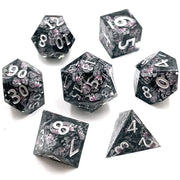 New Design Polyhedral Skull Resin Dice 7 Pieces sharp Edge Dice Manufacturers Direct Sales