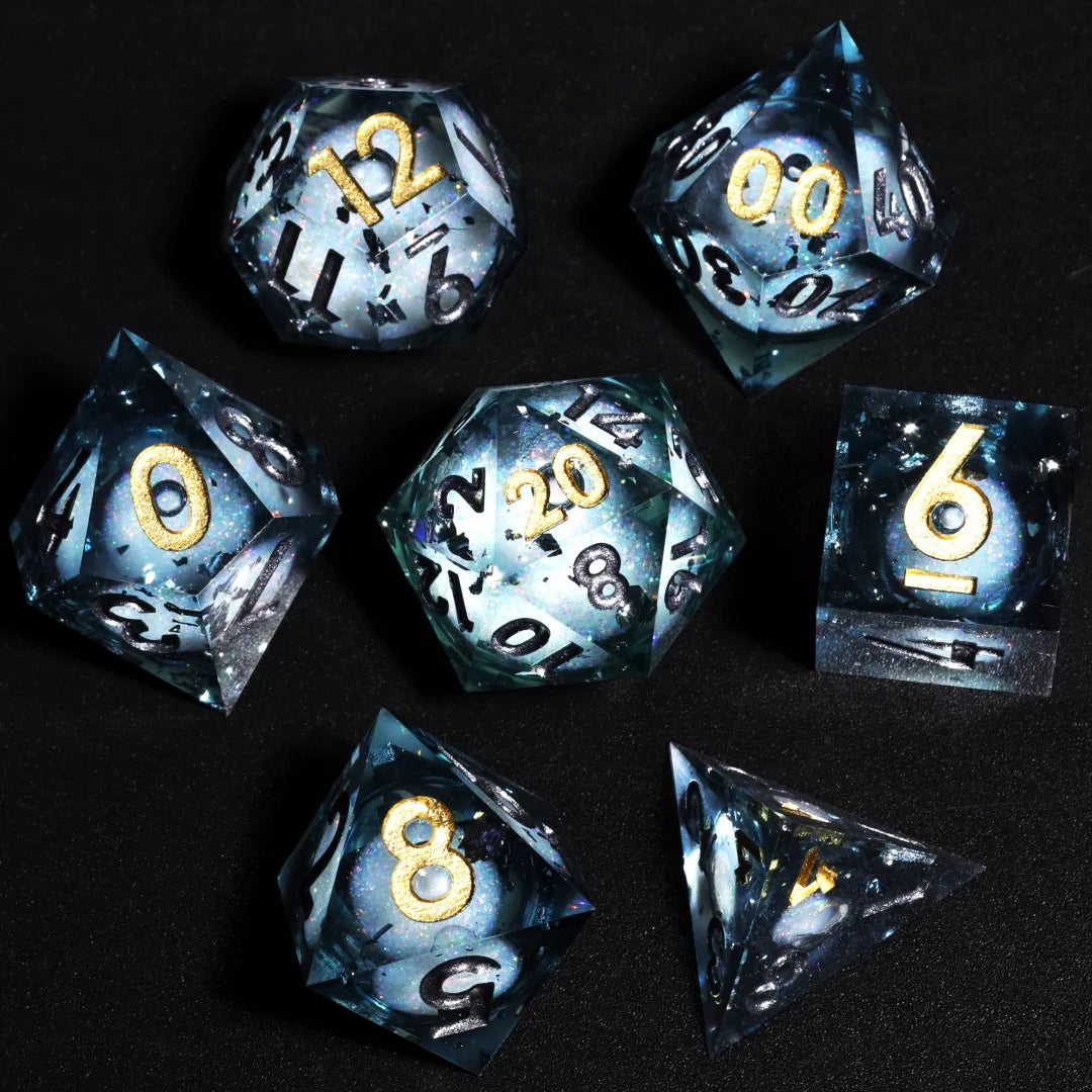 Resin Dice Set - Nocturne – Table-Ready Dice for Every Roll
