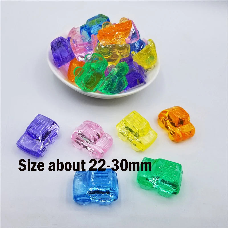 5 Pieces 30*30*22mm Acrylic Clear Animal Shape Game Pieces For Board Games Accessories