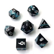7 Piece Set Polyhedron Resin Dice Sharp Edge Dice DND Dungeons & Dragons Game Dice