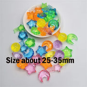 5 Pieces 30*30*22mm Acrylic Clear Animal Shape Game Pieces For Board Games Accessories