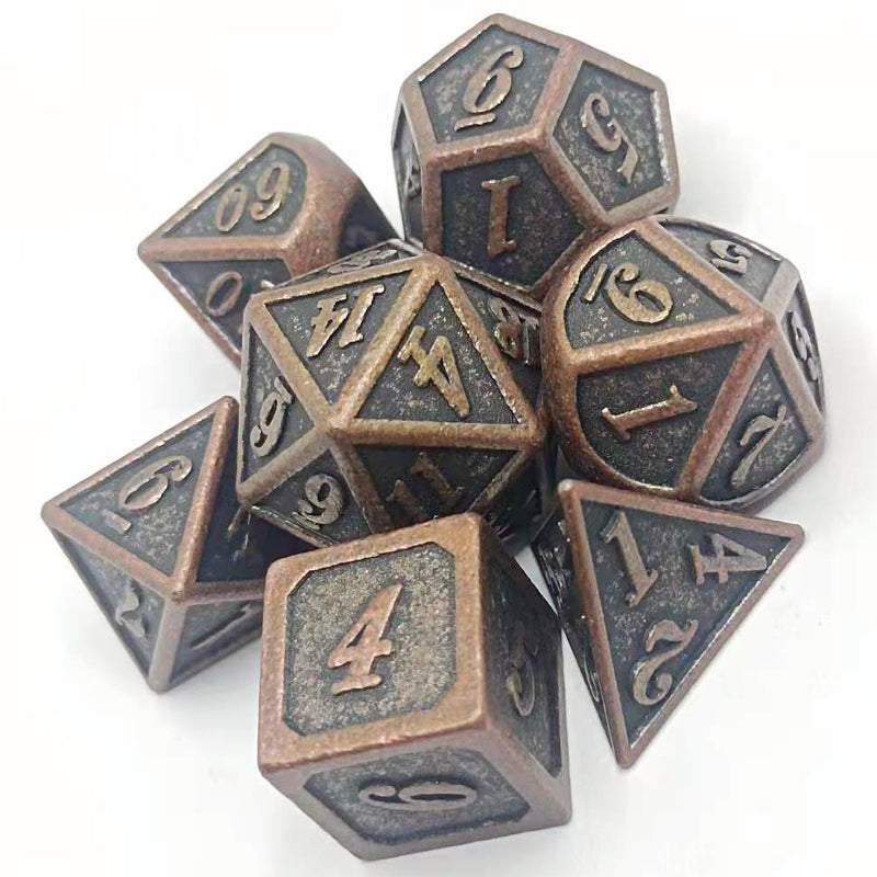 Metal Game Dnd  Dice Polyhedral Dice