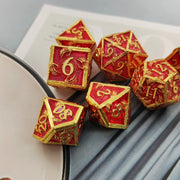 Hot Sale D20 Polyhedral Square Plated Eco-friendly Metal Dice Customizable Skeleton Hand Element Fantasy Sci-Fi New Foreign TRPG