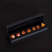 Mini Planet Custom Polyhedral Wholesale Resin D6 D20 Carved  Handmade Dungeons and Dragons Accessories RPG Table Games Dice Set