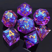 DND RPG Board Game Polyhedral Dice Set Sharp Resin D6 D20 for Dungeon Adventure and Board Games