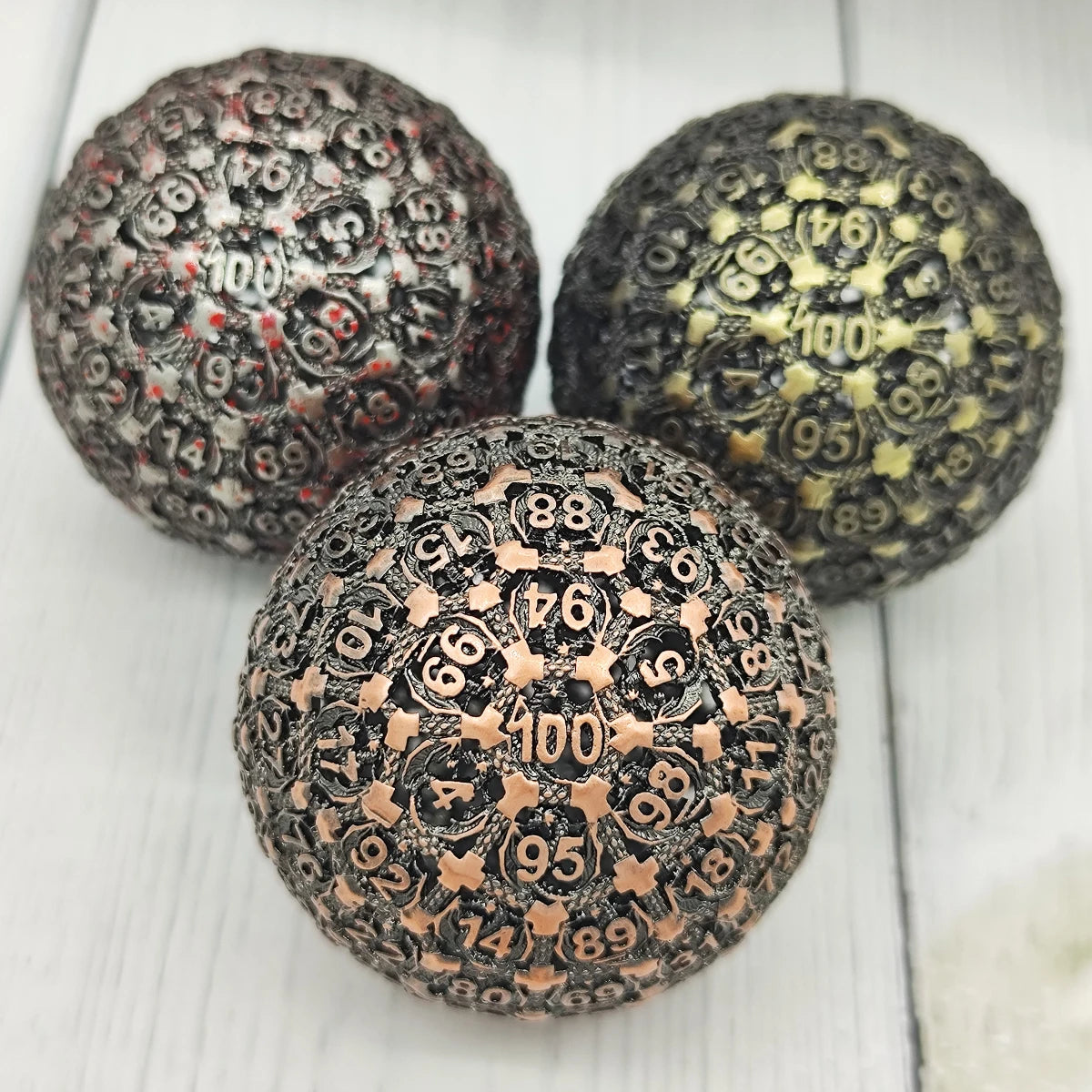 Hollow Metal Dice – 9 Colours to Choose From
