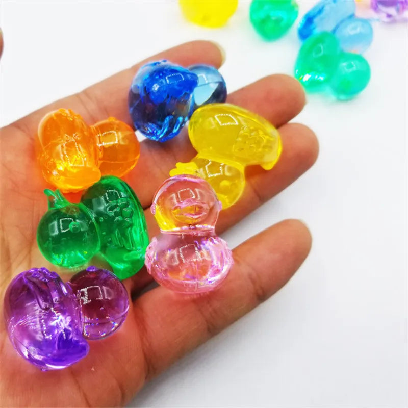Acrylic Animal-Shape Game Pieces - 5 Piece Set – 24 Colours to Choose From