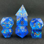 New Upscale Resin Transparent Dice Handmade Sharp Resin Dice Tabletop RPG Games D4 D6 D8 D% D10 D12 D20