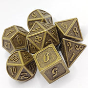 Metal Game Dnd  Dice Polyhedral Dice
