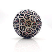 100 Side Hollow D100 Polyhedral Metal Dice Zinc Alloy Polygon Shape for Role-Playing Games  Playing Table Dice