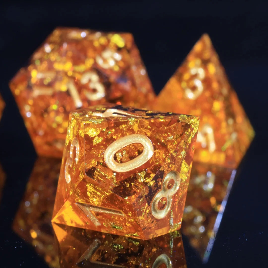 Resin Dice Set - Scorching Soul – 4 Colours to Choose From