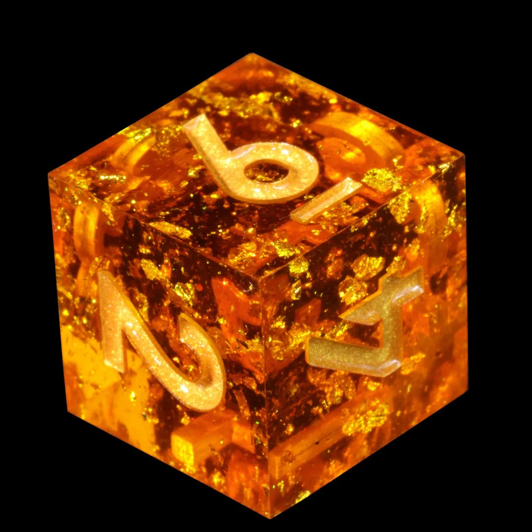 Resin Dice Set - Scorching Soul – 4 Colours to Choose From