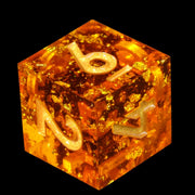 Mini Planet Custom Polyhedral Wholesale Resin D6 D20 Carved  Handmade Dungeons and Dragons Accessories RPG Table Games Dice Set