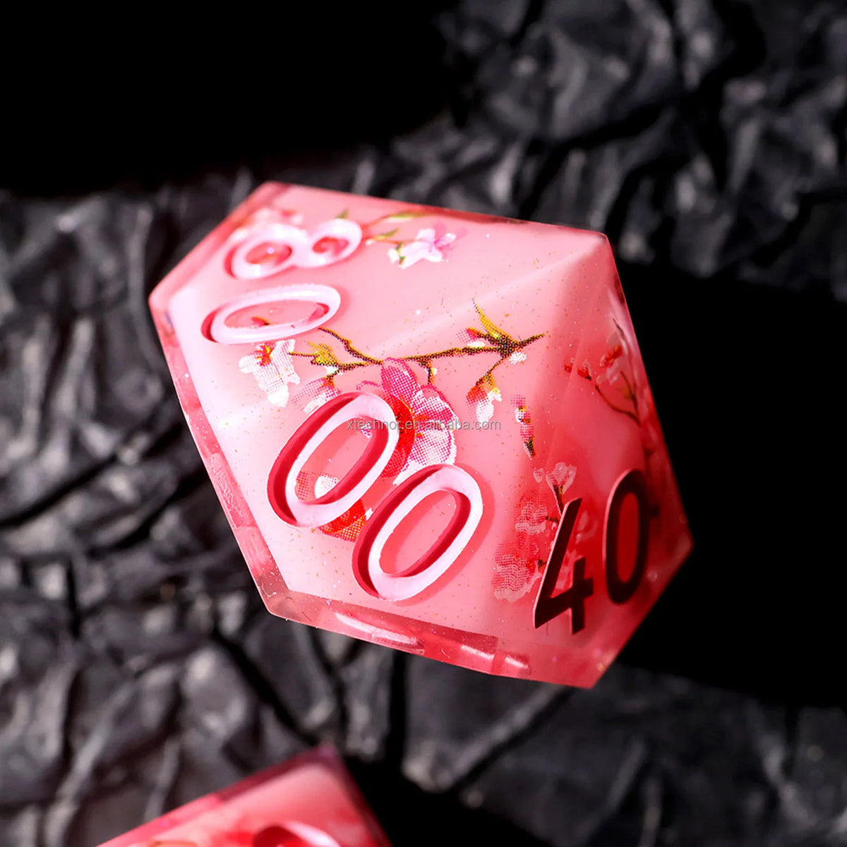 Sharp Edge Resin Dice Set - Assorted Designs – 21 Colours to Choose From