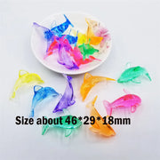 5 Pieces 30*30*22mm Acrylic Clear Animal Shape Game Pieces For Board Games Accessories