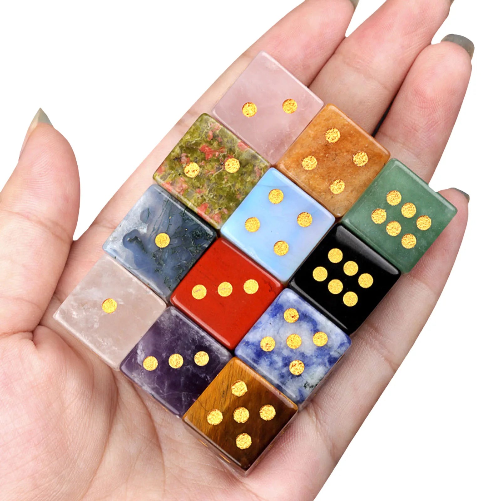 Crystal D6 Dice Set - 6 Piece