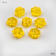 100PCS Plastic Gems Ice Grains Colorful Stones Children Jewels Acrylic Jewels Ice Counter Crystal Diamonds DIY Crafts Beads Toy