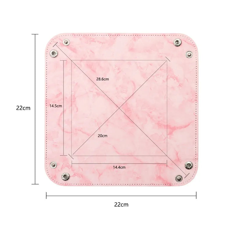 Minimalist Leather Dice Tray – 4 Colours to Choose From