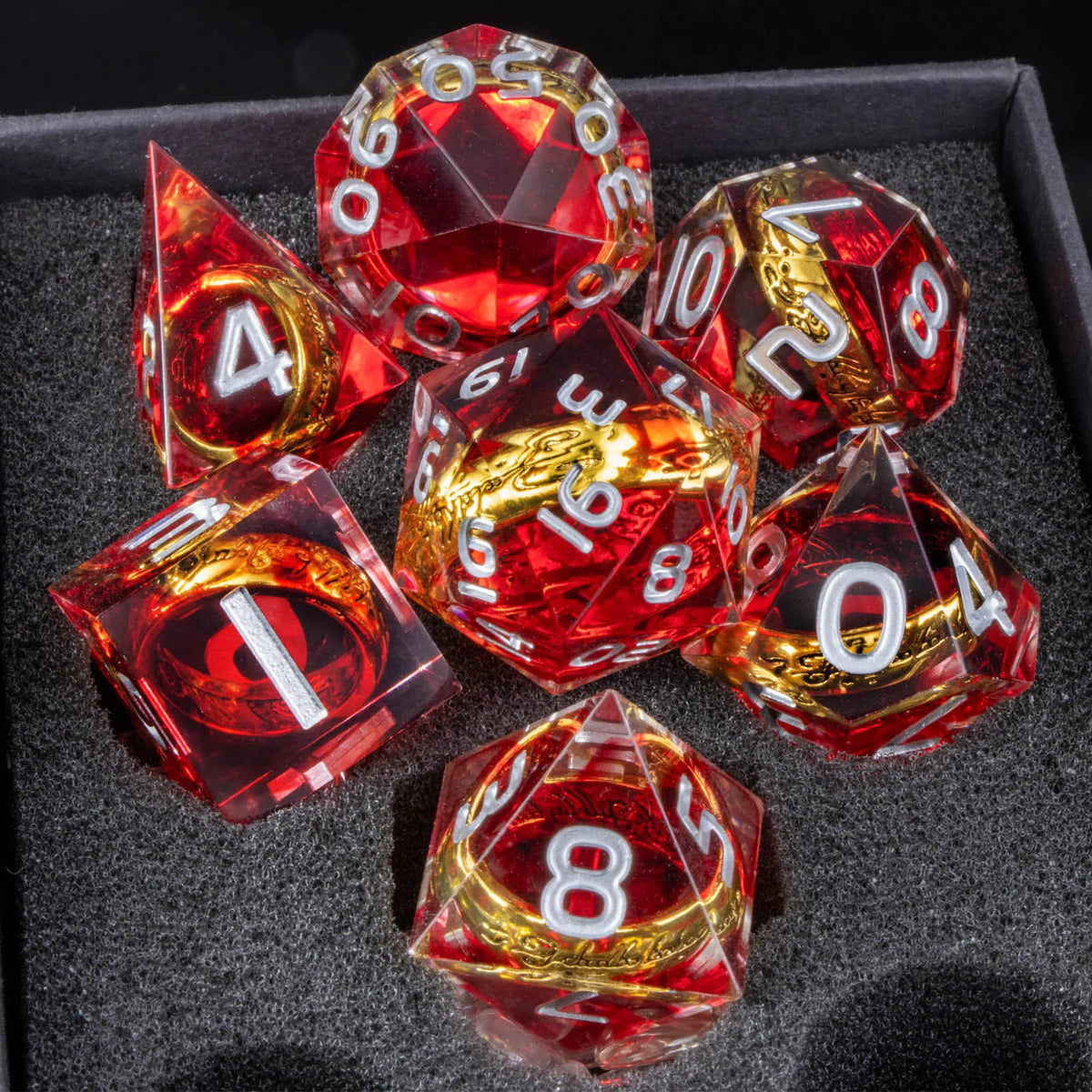 Fantasy Ring Dice Set – 8 Colours to Choose From