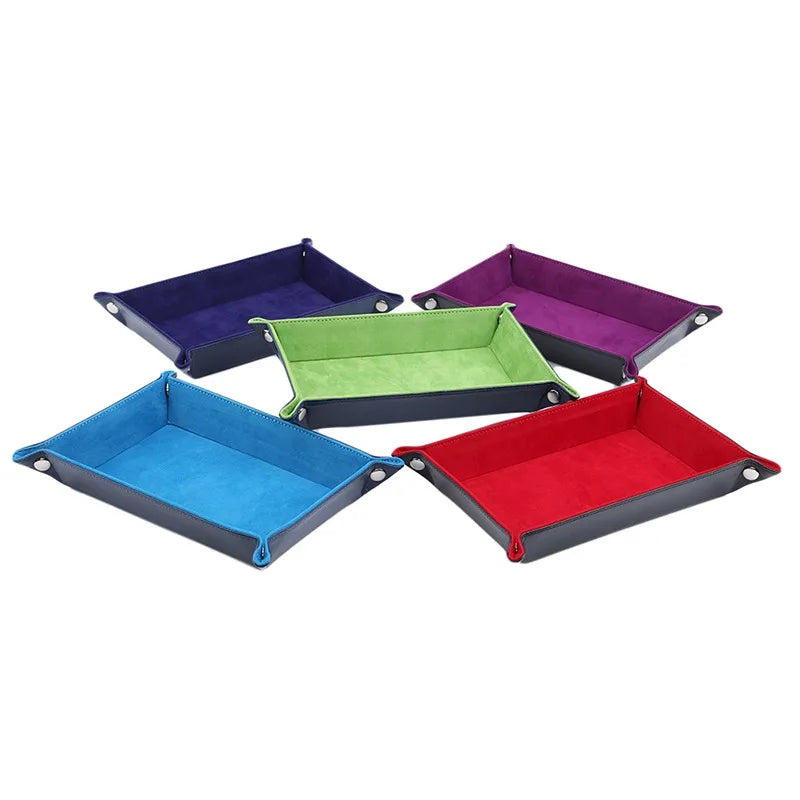 Fold-Flat Dice Tray & Storage - Design 2