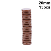 15Pcs Backgammon Draughts 20MM 27MM 32MM Plastic Round Multi Color Western Chess Checkers for Home Table Games
