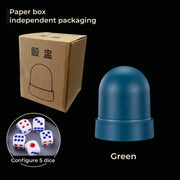 New Dice Cup Press with 5 Dices Upgraded Entertainment Table Games Dices Game Bar Dice for Family Bar Restaurant KTV 4 Colors