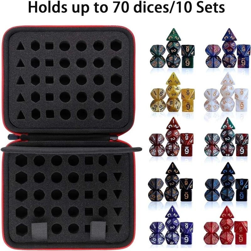70-Hole Dice Storage Case – 3 Colours to Choose From