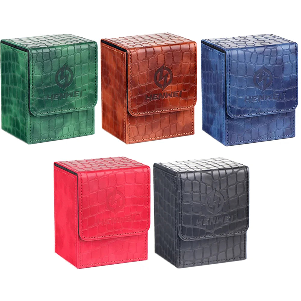 PU Magnetic Trading Card Deck Box – 8 Colours to Choose From