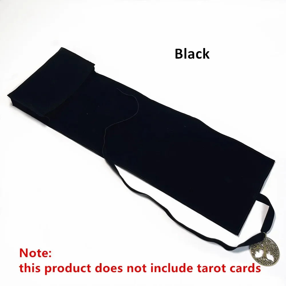 Tarot Cards Bag Storage Pouch Case Colorful Soft Witch Divination Accessories Jewelry Astrology Dice Box L765