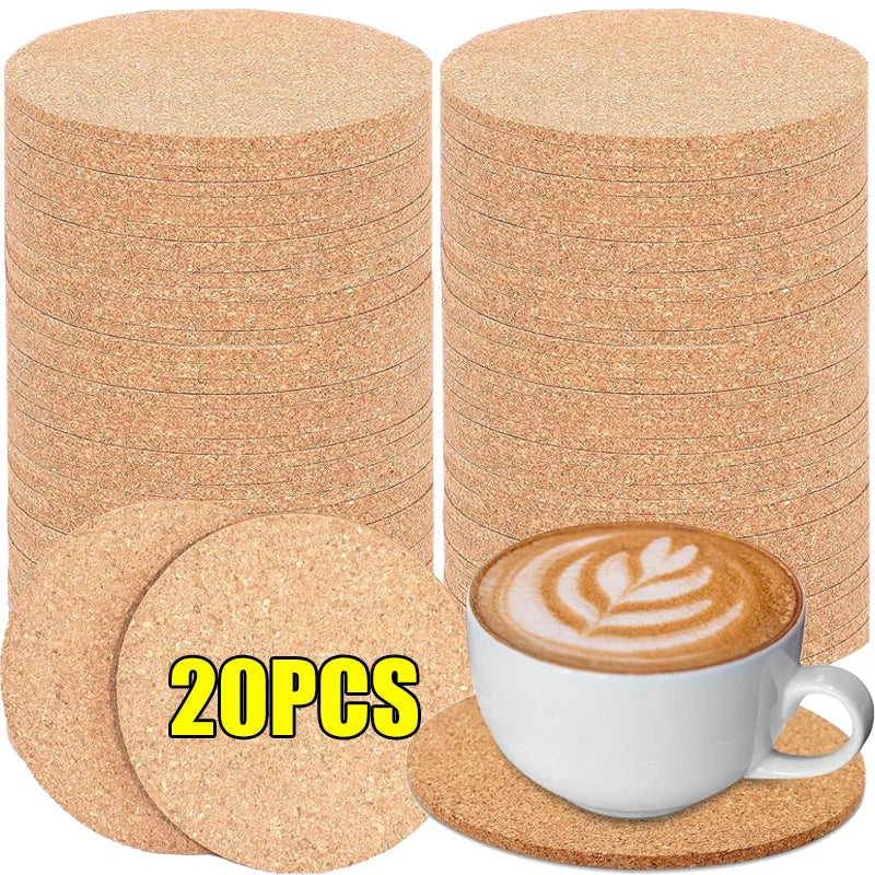 Natural Cork Component Pads - Design 7