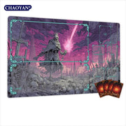 Death Knight and Ruins Magic Card Battle Mat MTG Playmat Anti-slip Base 35X60CM Gathering Gaming Mats Board Game Mat for TCG