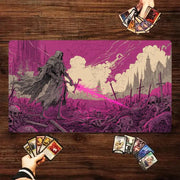 Death Knight and Ruins Magic Card Battle Mat MTG Playmat Anti-slip Base 35X60CM Gathering Gaming Mats Board Game Mat for TCG