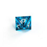 DND Liquid Core D & D Dice Set, Sharp Edge Resin Dungeon and Dragon Dice, Role Playing, RPG D and D D20, D12, D10, D8, D6, D4