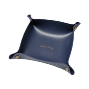 1PC PU Leather Storage Box Desktop Tray Jewelry Cosmetic Phone Key Wallet Coin Basket Folding Storage Case Table Organizer