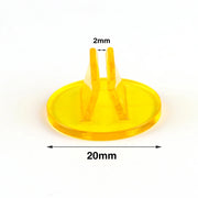 50/20/10 Pcs Translucent Plastic Card Stands Perfect for Board Game Accessories Fixed Props and Card Holders