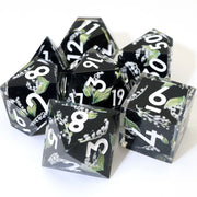Handmade DND Gift For Board Games Polyhedral Resin DND Dice Set Role Playing Table Game RPG Dice Sharp Edge Dice-Layer13