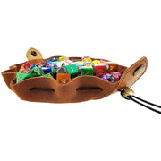 Portable Celtic Patterns DND Dice Bag Tray - Celtic Patterns Drawstring Pouch for D&D RPG Tabletop Games
